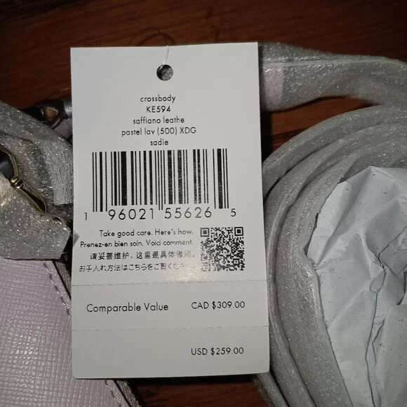 New kate spade Sadie Small Saffiano Leather Crossbody - Picture 3 of 4